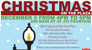 Christmas on the Plaza flyer